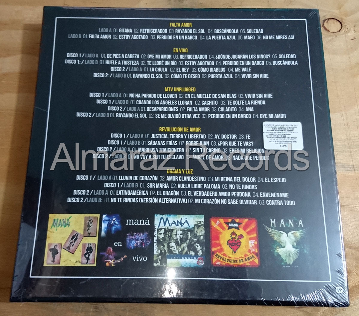 Mana Vol. 1 Remastered Vinyl Collection LP Box Set