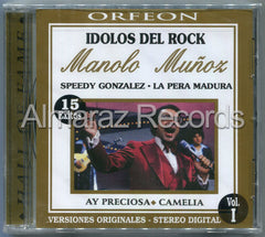 Manolo Muñoz Idolos Del Rock 15 Exitos CD