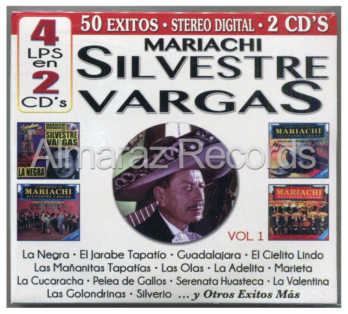Mariachi Silvestre Vargas 50 Exitos Vol. 1 2CD