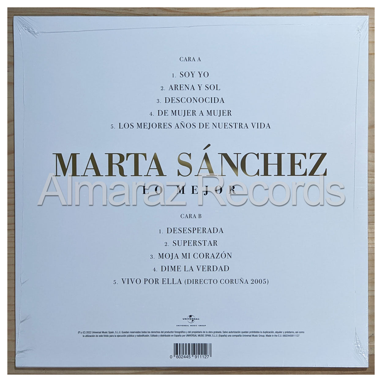 Marta Sanchez Lo Mejor Vinyl LP
