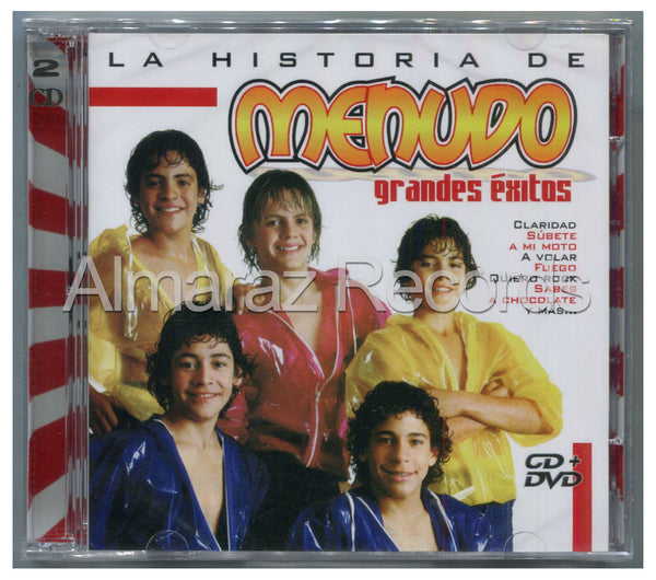 Menudo La Historia De Menudo CD+DVD - Almaraz Records | Tienda de Discos y Películas
 - 1