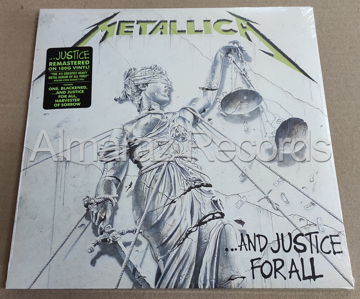 Metallica and justice for all vinyl lp