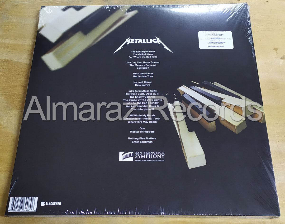 Metallica S&M2 Limited Edition Marbled Orange Vinyl LP Set