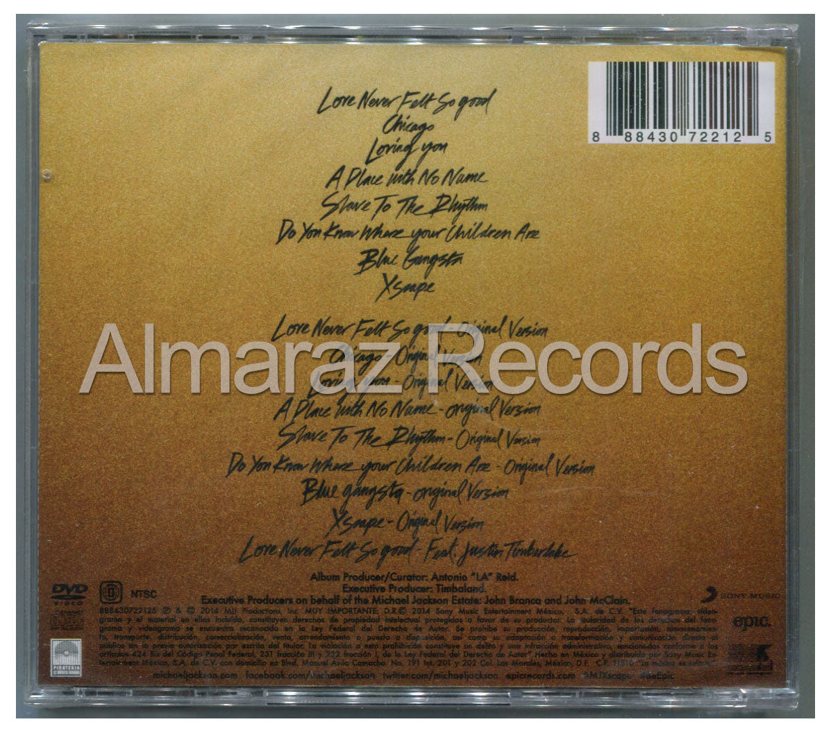 Xscape Michael Jackson Deluxe CD / US PRESS / MICHAEL JACKSON / XSCAPE