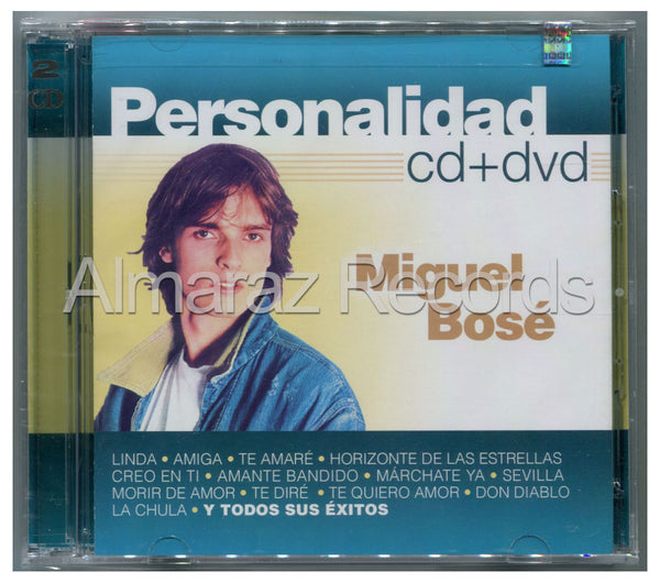 Miguel Bose Personalidad CD+DVD - Almaraz Records | Tienda de Discos y Películas
 - 1