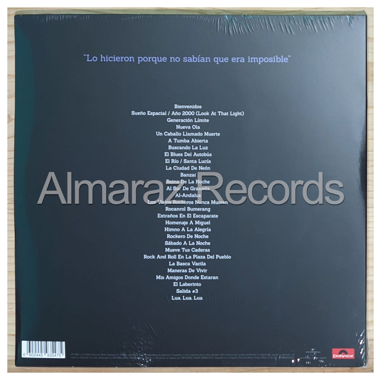 Miguel Rios Rock And Rios 40 Aniversario Limited Vinyl LP