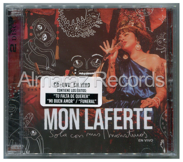 Mon Laferte Sola Con Mis Monstruos En Vivo CD+DVD