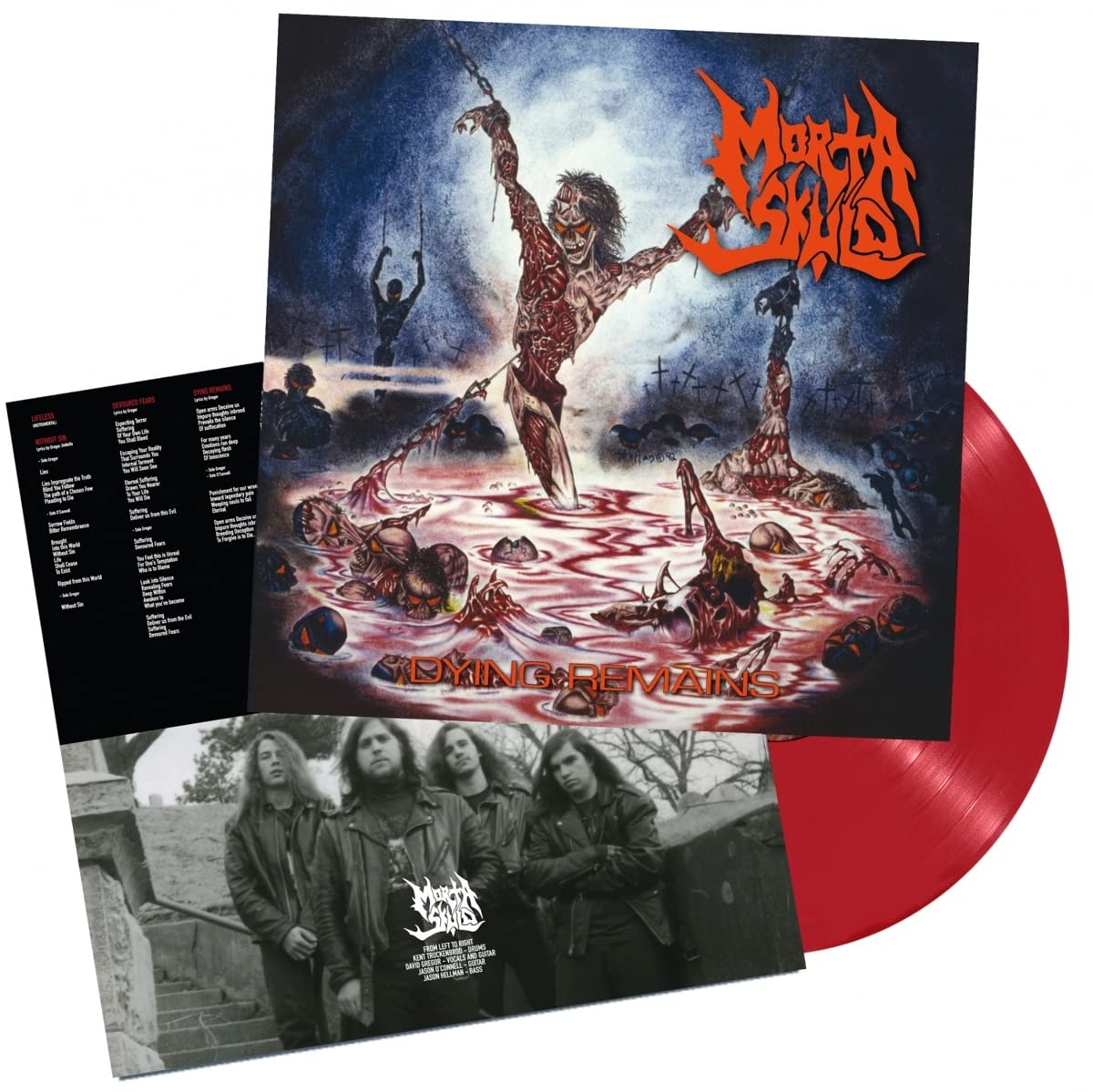 Morta Skuld Dying Remains 30th Anniversary Limited Red Vinyl LP
