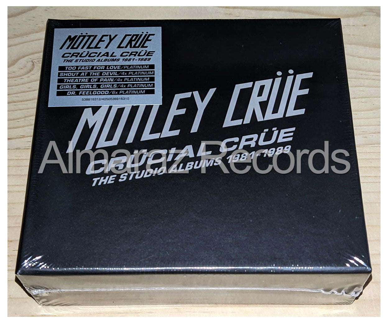 Motley Crue Crucial Crue The Studio Albums 1981-1989 5CD Boxset [Importado]