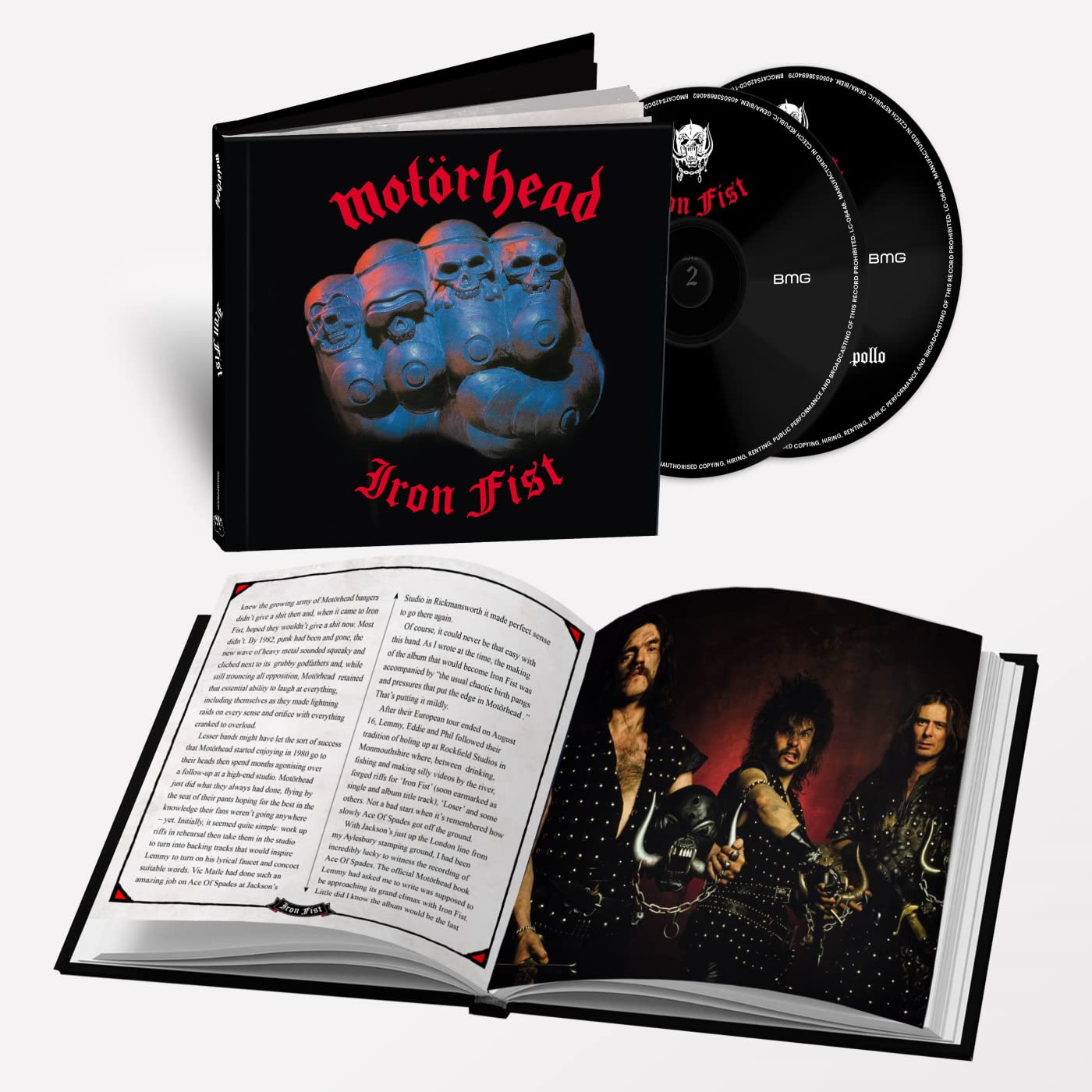 Motorhead Iron Fist 40th Anniversary Deluxe 2CD [Importado]