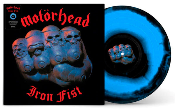 Motorhead Iron Fist 40th Anniversary Limited Blue/Black Vinyl LP