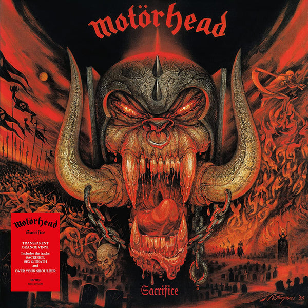 Motorhead Sacrifice Limited Orange Vinyl LP