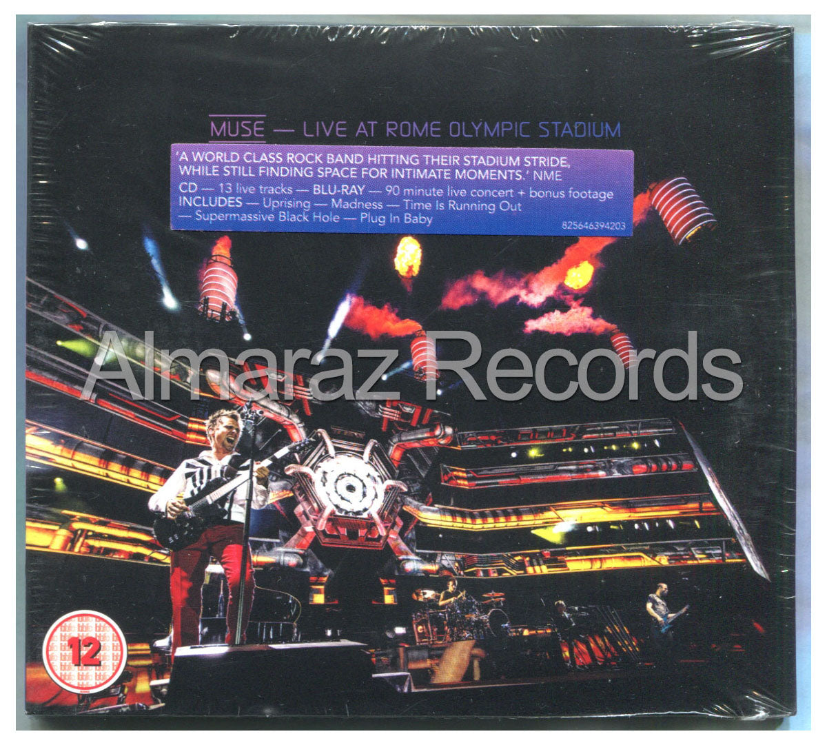 Muse Live At Rome Olympic Stadium CD+Blu-Ray [Importado]