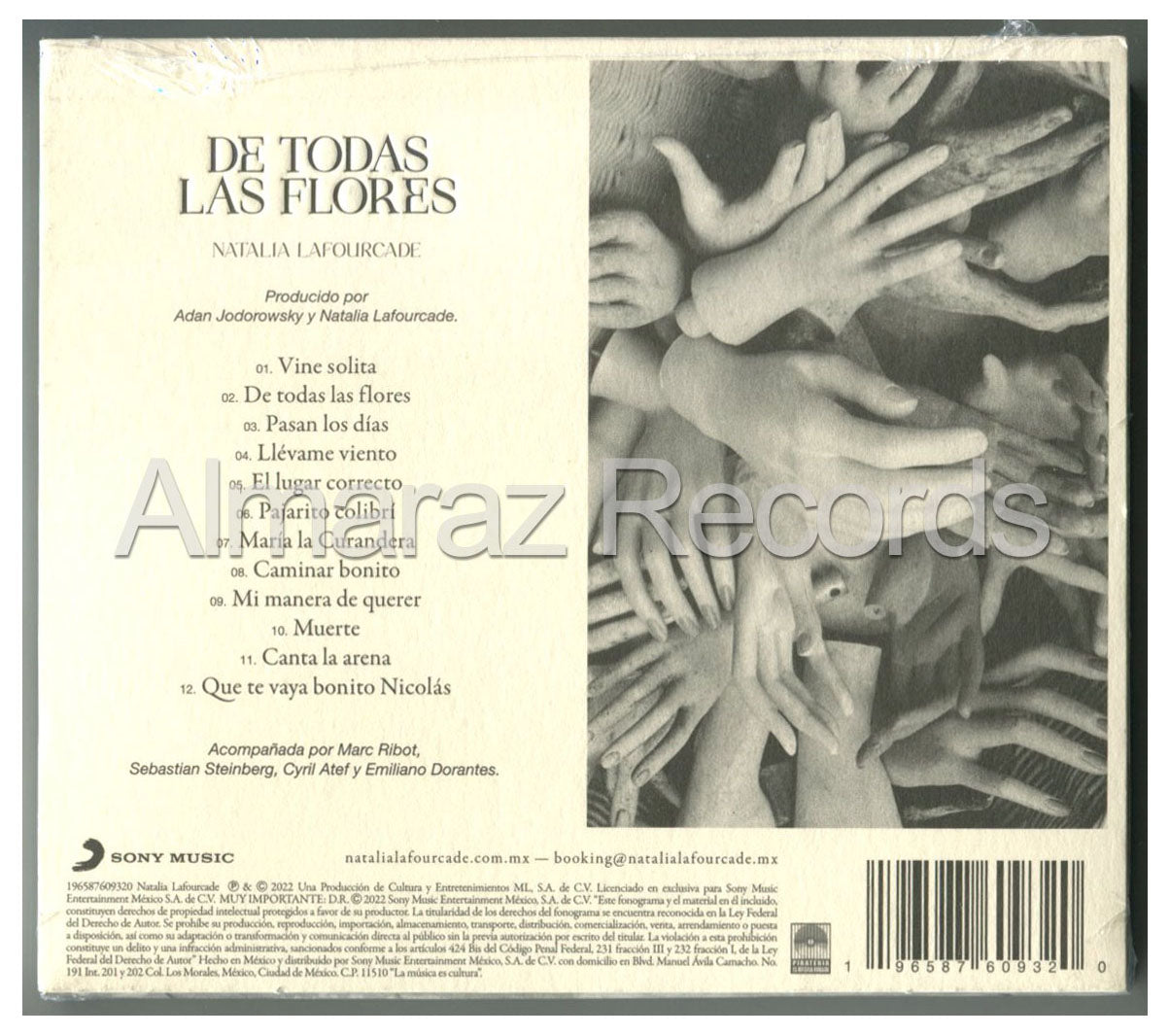 Natalia Lafourcade De Todas Las Flores CD