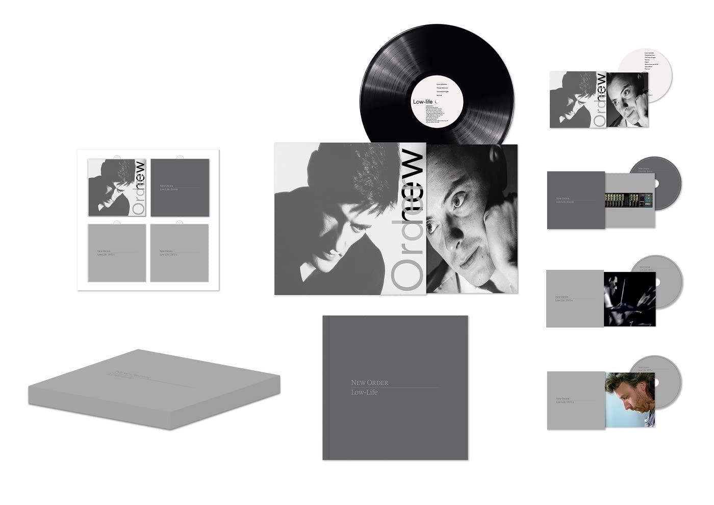 New Order Low-Life Vinyl LP+CD+DVD+Book Boxset
