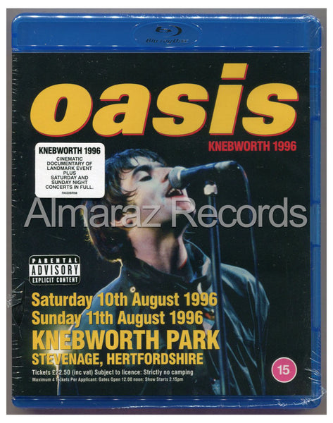 Oasis Knebworth 1996 Blu-Ray [Importado]