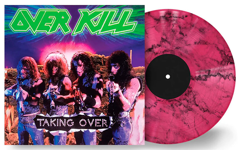 Overkill Taking Over Limited Pink Marbled Vinyl LP