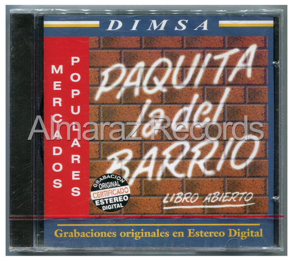 Paquita La Del Barrio Libro Abierto CD
