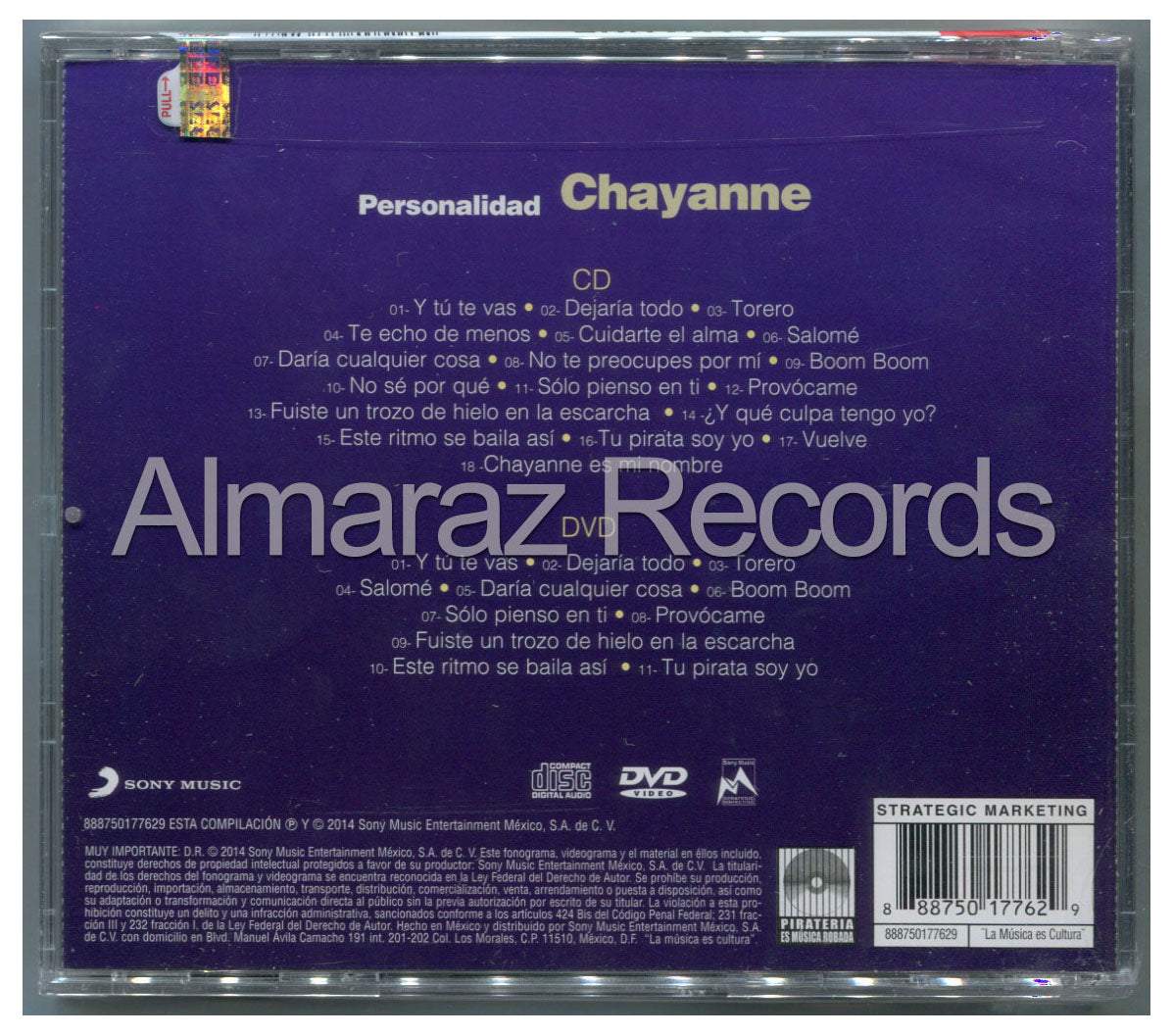 Chayanne Personalidad CD+DVD - Almaraz Records | Tienda de Discos y Películas
 - 2