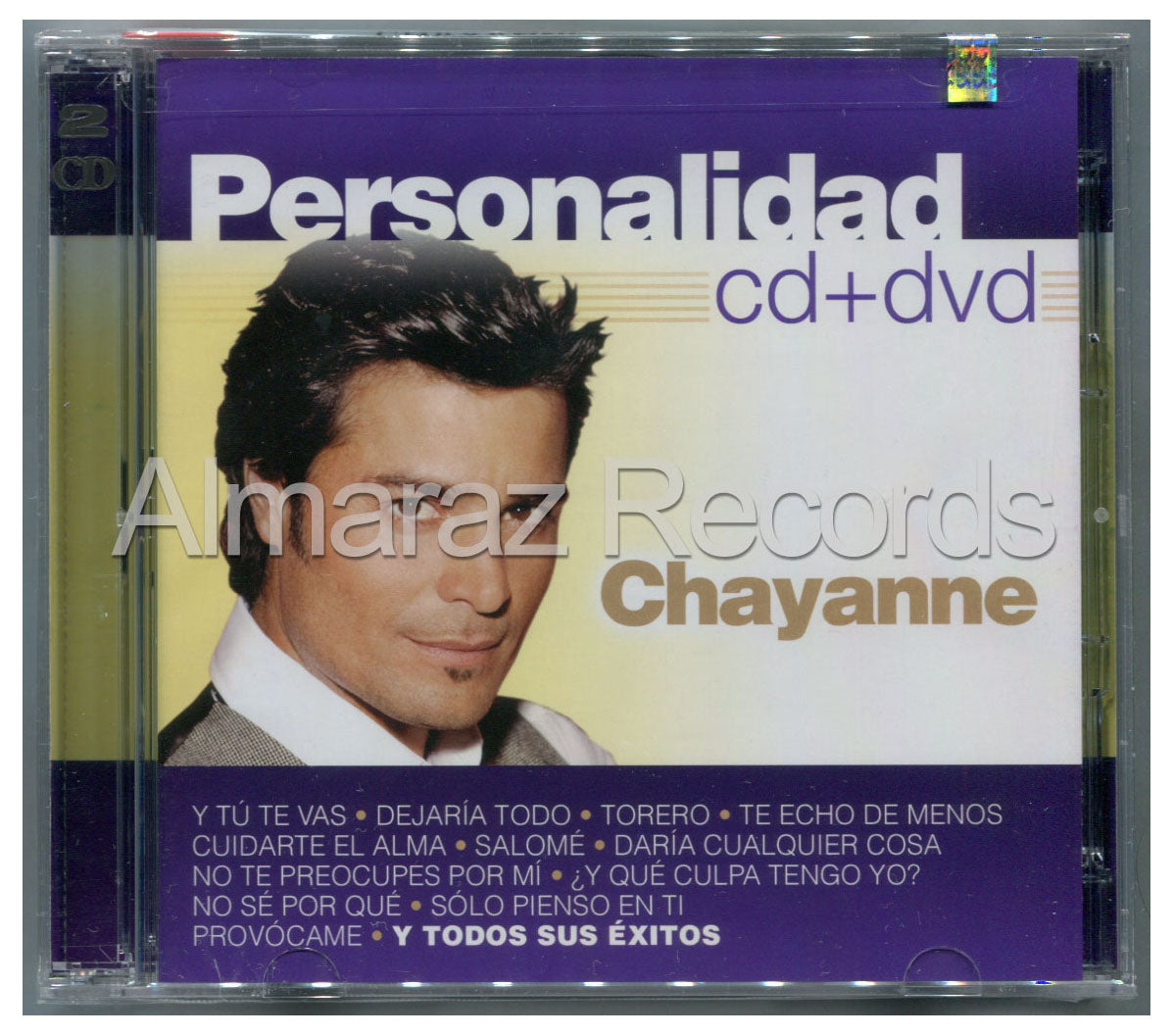 Chayanne Personalidad CD+DVD - Almaraz Records | Tienda de Discos y Películas
 - 1