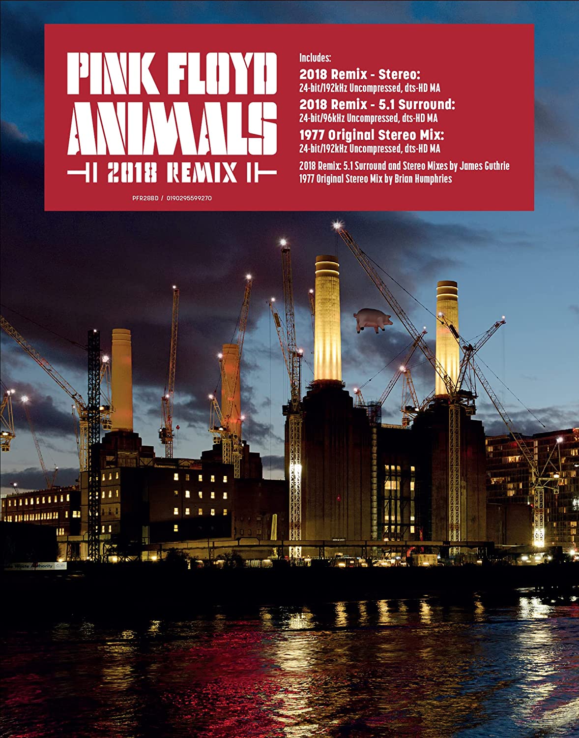 Pink Floyd Animals 2018 Remix Blu-Ray [Importado]