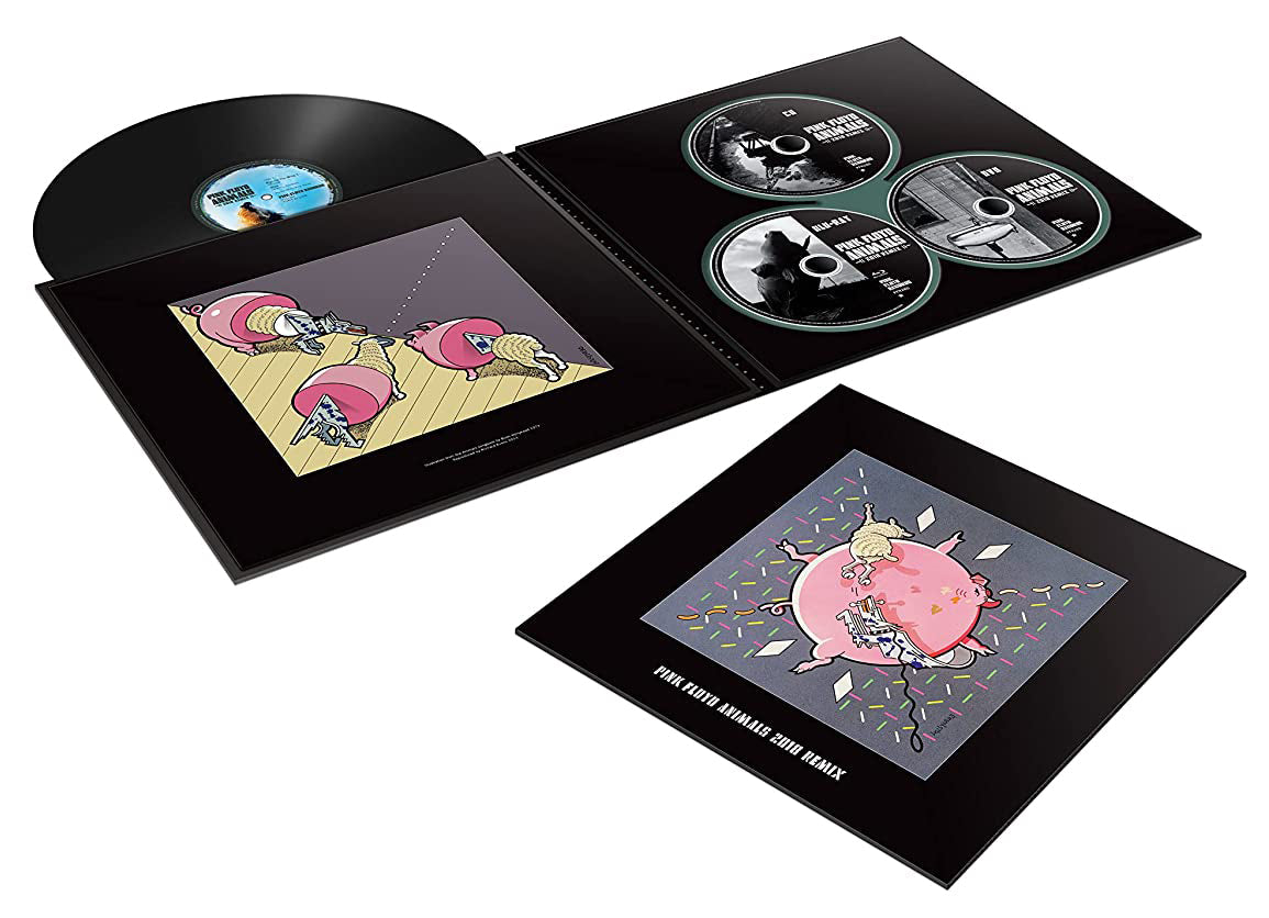 Pink Floyd Animals 2018 Remix Deluxe Vinyl LP+CD+Blu-Ray+DVD
