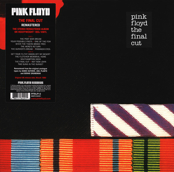 Pink Floyd The Final Cut Vinyl LP