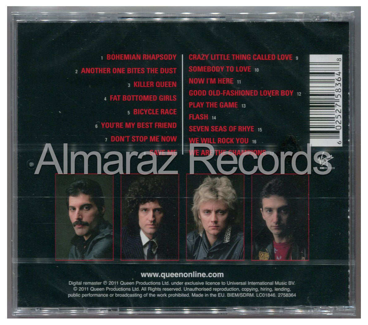 Queen Greatest Hits Vinyl LP