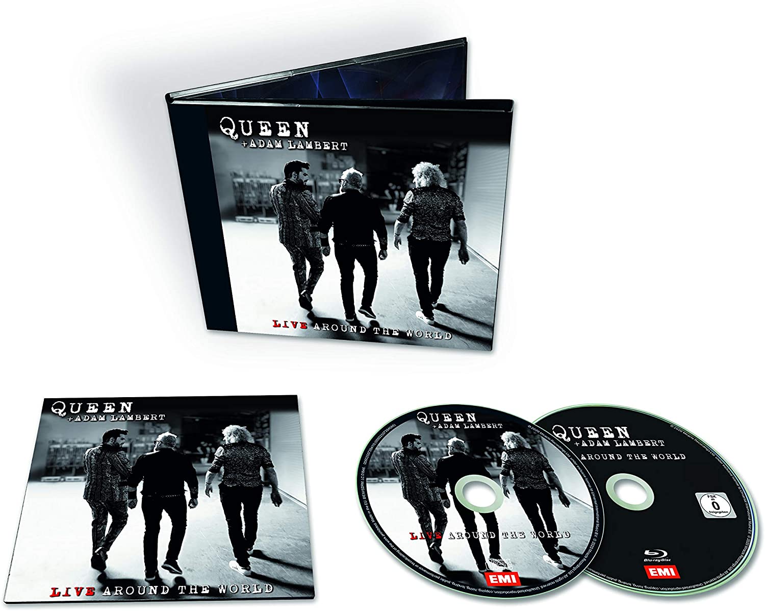 Queen + Adam Lambert Live Around The World CD+Blu-Ray [Importado]