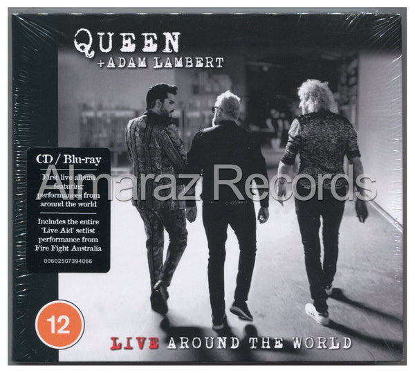 Queen + Adam Lambert Live Around The World CD+Blu-Ray [Importado]