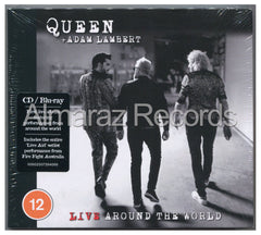 Queen + Adam Lambert Live Around The World CD+Blu-Ray [Importado]