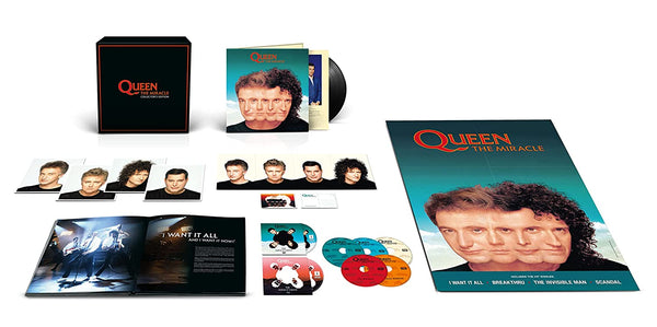 Queen The Miracle Collector's Vinyl LP+CD+DVD+Blu-Ray Boxset