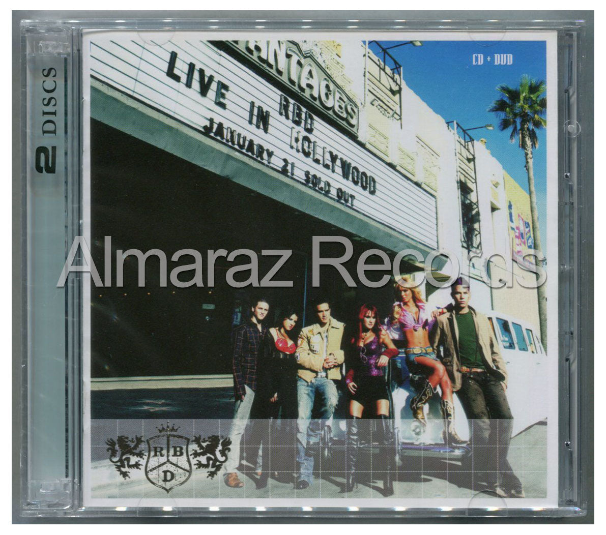 RBD Live In Hollywood CD+DVD