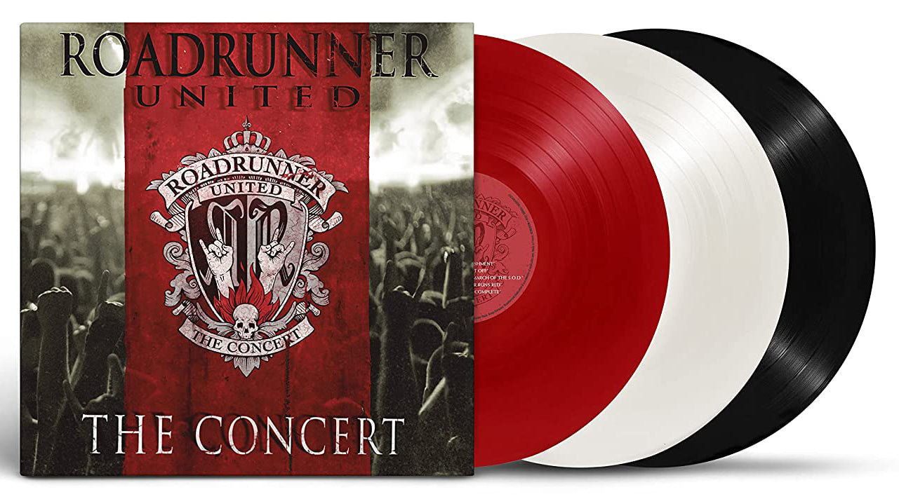Roadrunner United The Concert Live 2005 Limited Red/White/Black Vinyl LP