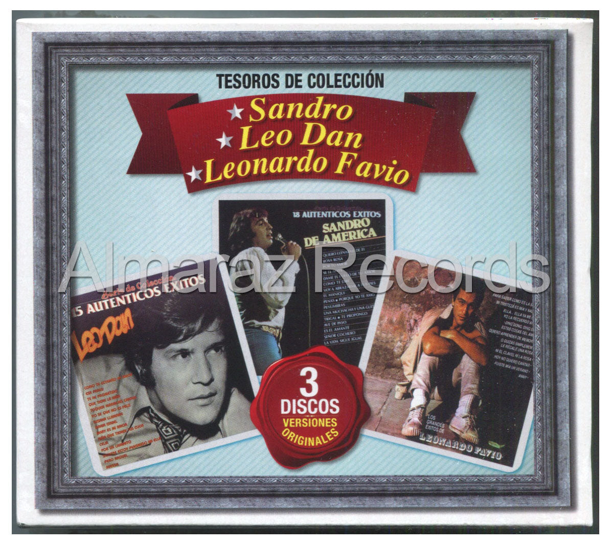 Tesoros De Coleccion Leo Dan Sandro De America Leonardo Flavio 3CD