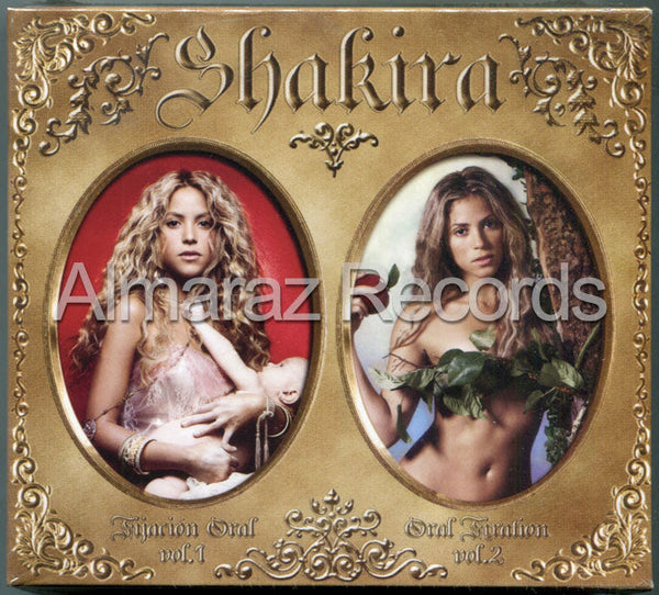 Shakira Fijacion Oral Vol. 1 & Oral Fixation Vol. 2 2CD+DVD