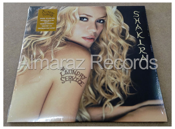 Shakira Laundry Service Opaque Yellow Vinyl LP