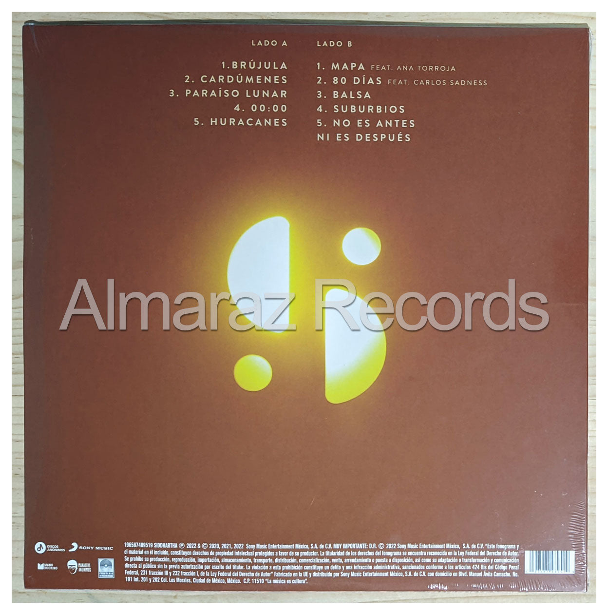 Siddhartha 00:00 Vinyl LP [Blanco]