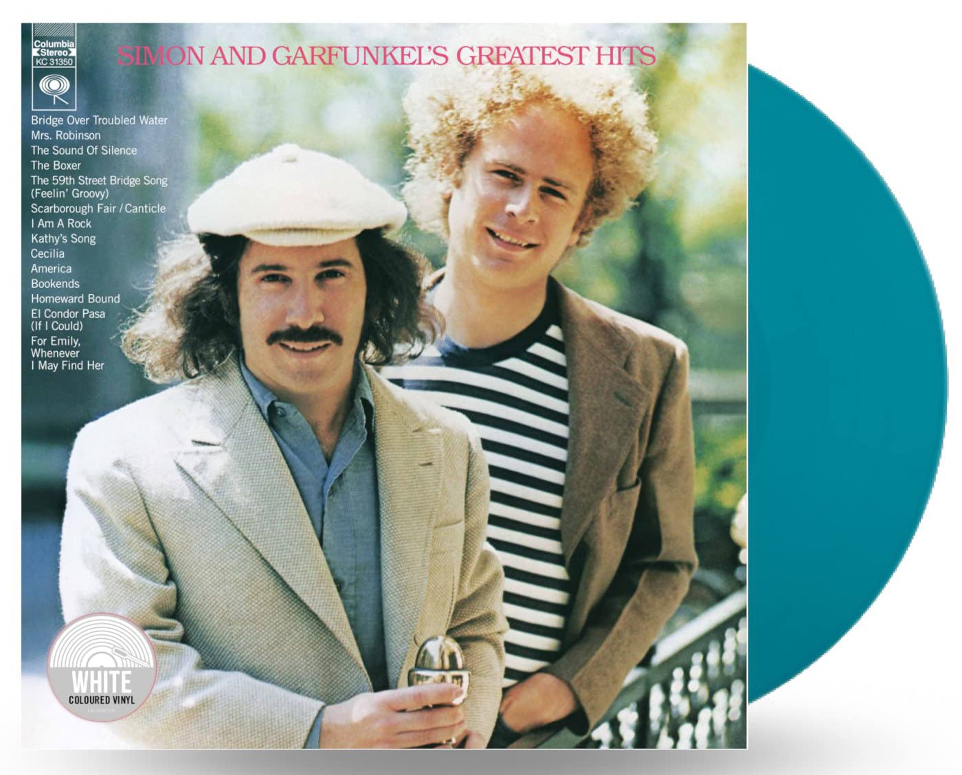 Simon & Garfunkel Greatest Hits Limited Turquoise Vinyl LP