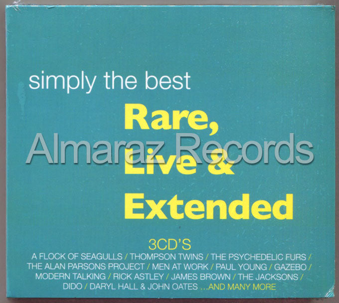 Simply The Best Rare Live & Extended 3CD