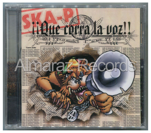 Ska-P Que Corra La Voz CD - Almaraz Records | Tienda de Discos y Películas
 - 1