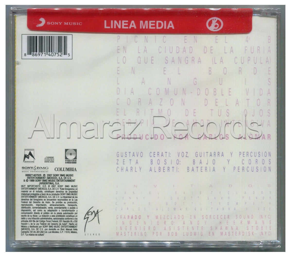 Soda Stereo Doble Vida (Remaster) CD