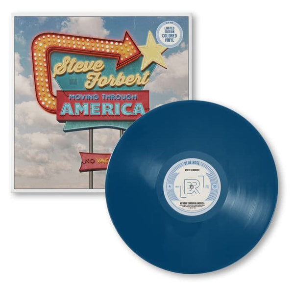 Steve Forbert Moving Through America Blue Vinyl LP