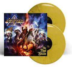 Stryper The Final Battle Yellow Marble Vinyl 2LP