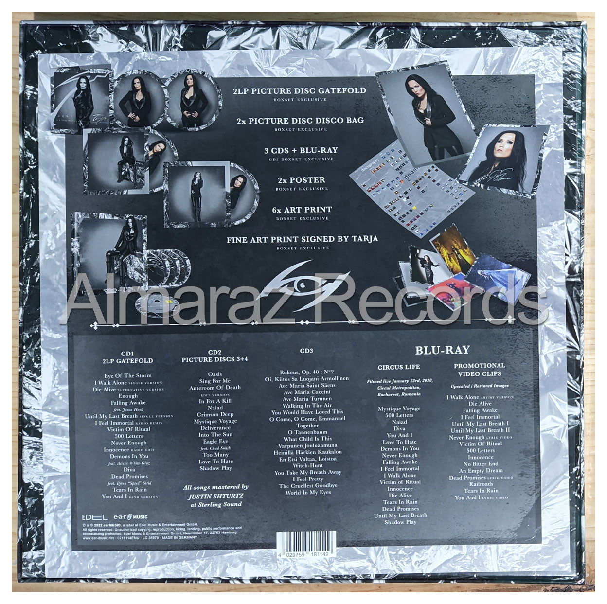 Tarja Best Of Living The Dream Deluxe Vinyl+CD+Blu-Ray Boxset [Importado]