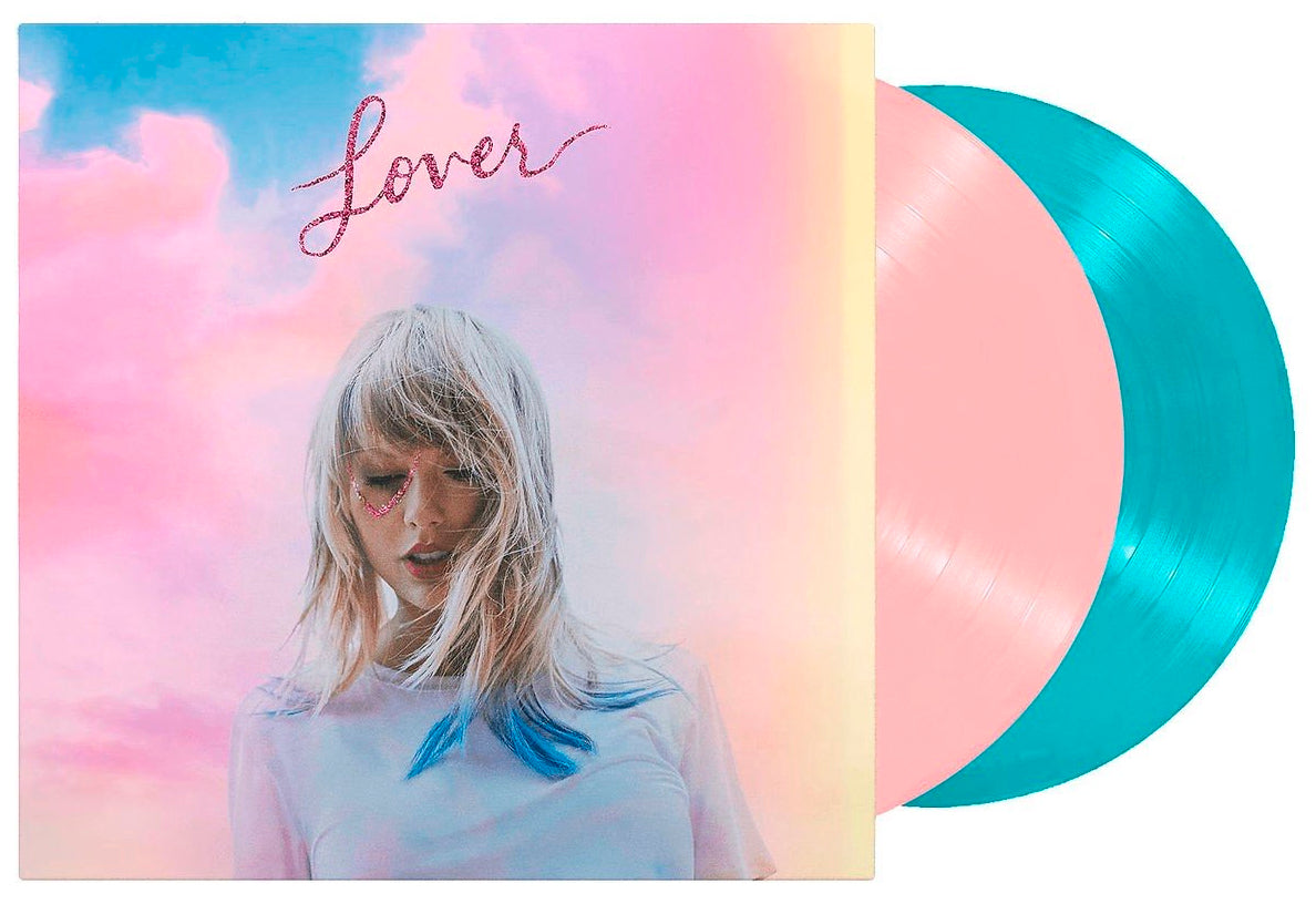 Taylor Swift Lover Pink/Blue Vinyl LP