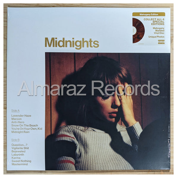 Taylor Swift Midnights Limited Mahogany Vinyl LP