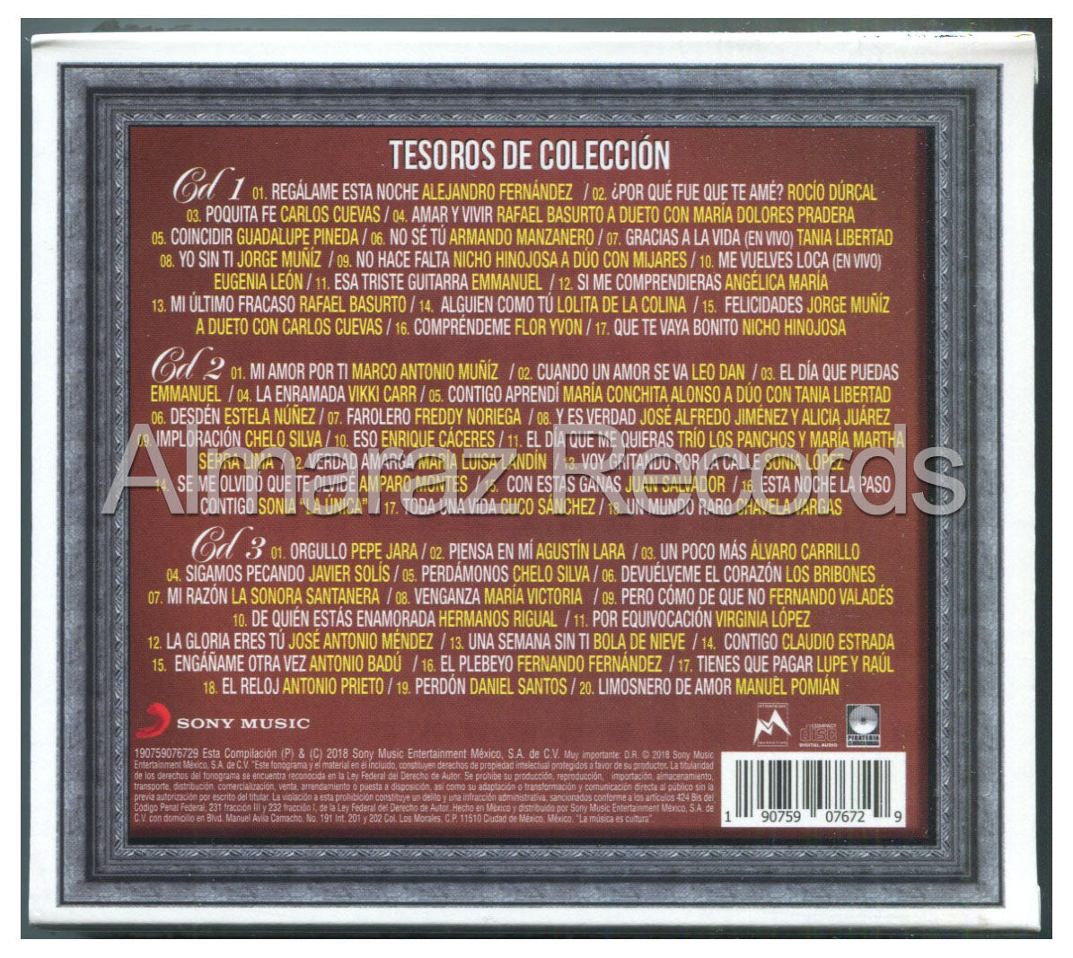 Tesoros De Coleccion De Corazon Bohemio 3CD