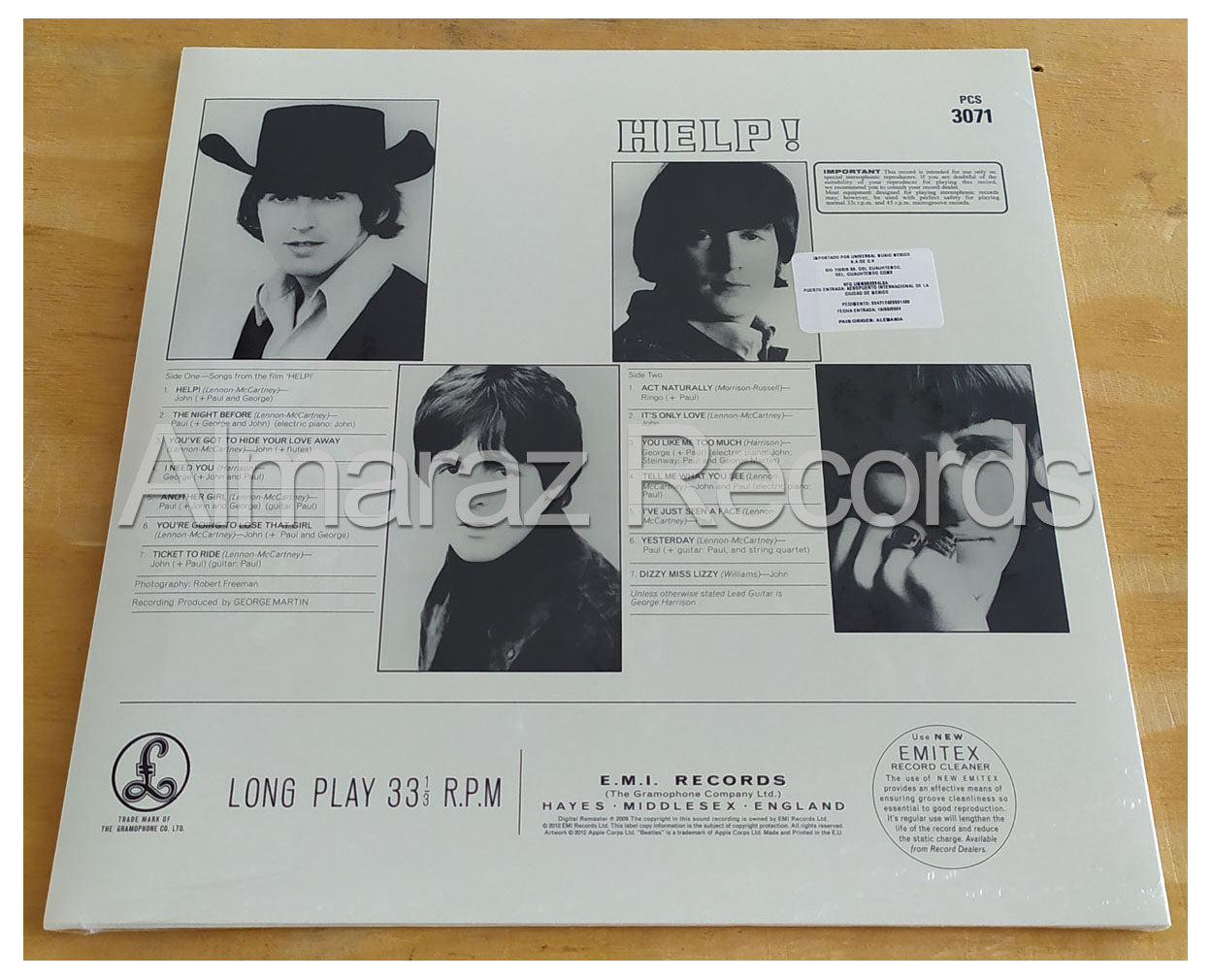 The Beatles Help! Vinyl LP
