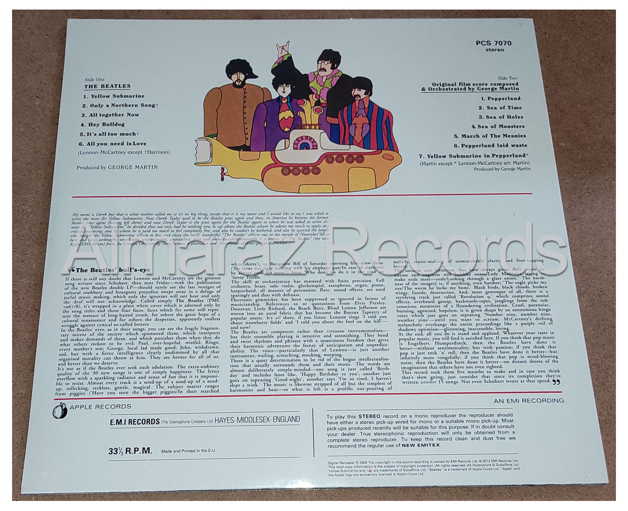 The Beatles Yellow Submarine Vinyl LP